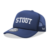 W Republic Wisconsin Stout Blue Devils Game Day Printed Hat 1042-413