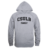 W Republic Long Beach State Beach Family Hoodie 573-109 HEATHER GREY Primary