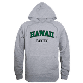 W Republic Hawaii Rainbow Warriors Family Hoodie 573-122 HEATHER GREY Primary