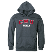 W Republic Central Washington Wildcats Family Hoodie 573-213 HEATHER CHARCOAL Primary