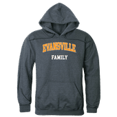 W Republic Evansville Purple Aces Family Hoodie 573-424 HEATHER CHARCOAL Primary