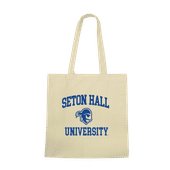 W Republic Seton Hall Pirates Institutional Tote Bags Natural 1102-147