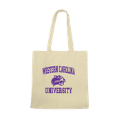 W Republic Western Carolina Catamounts Institutional Tote Bags Natural 1102-156