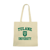 W Republic Tulane Green Wave Institutional Tote Bags Natural 1102-198