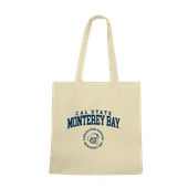 W Republic Cal State Monterey Bay Otters Institutional Tote Bags Natural 1102-206