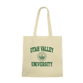 W Republic Utah Valley Wolverines Institutional Tote Bags Natural 1102-210