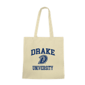 W Republic Drake Bulldogs Institutional Tote Bags Natural 1102-292