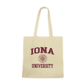 W Republic Iona University Gaels Institutional Tote Bags Natural 1102-315