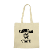 W Republic Kennesaw State Owls Institutional Tote Bags Natural 1102-320