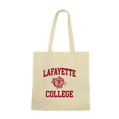W Republic LaFayette College Leopards Institutional Tote Bags Natural 1102-323