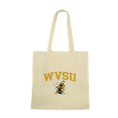 W Republic West Virginia State Yellow Jackets Institutional Tote Bags Natural 1102-404