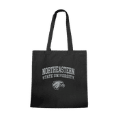 W Republic Northeastern State River Hawks Institutional Tote Bags Natural 1102-426
