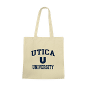 W Republic Utica College Pioneers Institutional Tote Bags Natural 1102-492