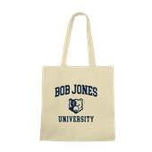 W Republic Bob Jones Bruins Institutional Tote Bags Natural 1102-502