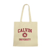 W Republic Calvin University Knights Institutional Tote Bags Natural 1102-507