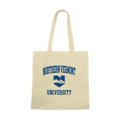 W Republic Northern Vermont Badgers Institutional Tote Bags Natural 1102-559