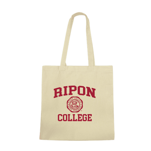 W Republic Ripon College Red Hawks Institutional Tote Bags Natural 1102-575