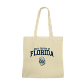 W Republic State College Of Florida Manatees Institutional Tote Bags Natural 1102-592