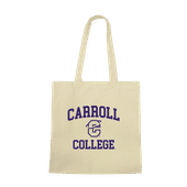 W Republic Carroll College Saints Institutional Tote Bags Natural 1102-624