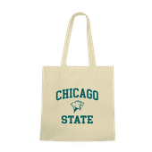 W Republic Chicago State Cougars Institutional Tote Bags Natural 1102-631