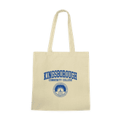 W Republic Kingsborough CC The Wave Institutional Tote Bags Natural 1102-660