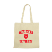 W Republic Wesleyan Cardinals Institutional Tote Bags Natural 1102-683