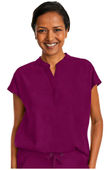 Healing Hands Women's Journey Mandarin Collar Scrub Top 2152