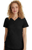 Healing Hands Women's Jane Y-Neck Solid Scrub Top 2167