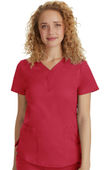 Healing Hands Women's Jane Y-Neck Solid Scrub Top 2167