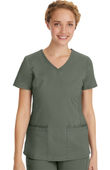 Healing Hands Women's Juliet V-Neck Yoga Scrub Top 2245
