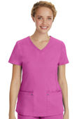 Healing Hands Women's Juliet V-Neck Yoga Scrub Top 2245