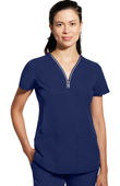 Healing Hands Women's Sonia Zip Y-Neck Scrub Top 2274