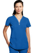 Healing Hands Women's Sonia Zip Y-Neck Scrub Top 2274