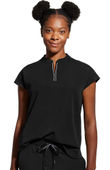 Healing Hands Women's Sandy Zip Mandarin Collar Scrub Top 2286
