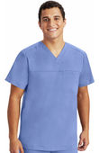 Healing Hands Men's Justin Solid Scrub Top 2330