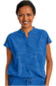 Healing Hands Women's Journey Mandarin Collar Camo Scrub Top 2352