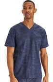 Healing Hands Men's Jack V-Neck Camo Scrub Top 2360