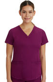Healing Hands Women's Monica V-Neck Solid Scrub Top 2500