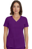 Healing Hands Women's Monica V-Neck Solid Scrub Top 2500