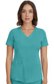 Healing Hands Women's Monica V-Neck Solid Scrub Top 2500