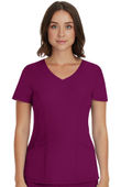 Healing Hands Women's Madison Mock Wrap Solid Scrub Top 2525