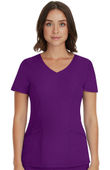 Healing Hands Women's Madison Mock Wrap Solid Scrub Top 2525