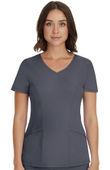 Healing Hands Women's Madison Mock Wrap Solid Scrub Top 2525