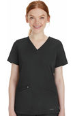 Healing Hands Women's Mariah Rib Trim Scrub Top 2530