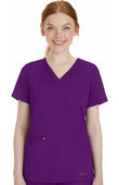 Healing Hands Women's Mariah Rib Trim Scrub Top 2530