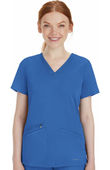 Healing Hands Women's Mariah Rib Trim Scrub Top 2530