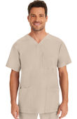 Healing Hands Men's Matthew V-Neck Solid Scrub Top 2590