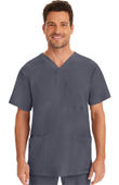 Healing Hands Men's Matthew V-Neck Solid Scrub Top 2590
