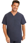 Healing Hands Men's Mason Solid Scrub Top 2591