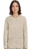 Healing Hands Women's Megan Button Front Solid Scrub Jacket 5500